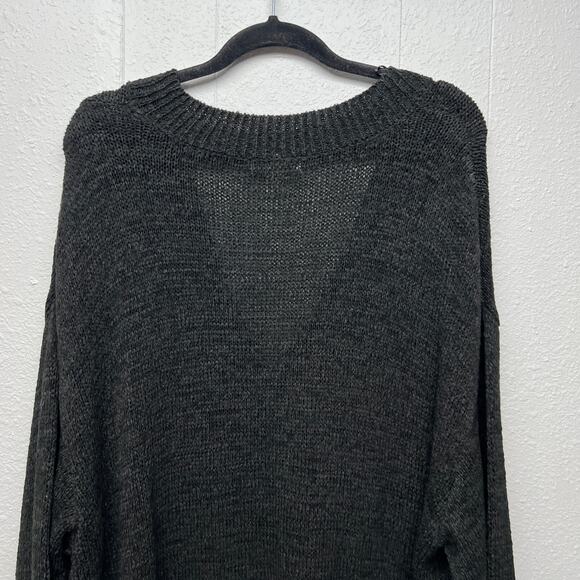 H&M Long Length Tunic Sweater Womens Large Casual Workwear Mob Wife Contemporary - Picture 7 of 11